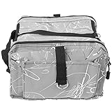 Gfnxk Haustierrucksack Hund, verstellbar, reflektierende Satteltasche Tragegurt, Hunderucksack, für mittelgroße Hunde auf Reisen, W