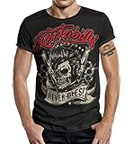 T-Shirt Rockabilly Design: Big Size Print Rockabilly Never Dies! XXXL