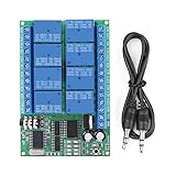 Dgtrhted DC 12V 8CH DTMF Relay Phone Voice Decoder Remote Controller Switch M