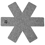 WMF Topf- und Pfannenschutz, 2 Stück, Schutzmatte vor Kratzer und Beulen, Schoner aus Kunststoff-Flies, geeignet für alle Größ