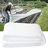 NZXVSE Pflanzenabdeckung, Frostschutz, Pflanzenschutz, Gartenabdeckung, Frostschutz, Pflanzendecke, wiederverwendbar, schwimmende Reihe, Abdeckung für Ernte, Hochbeet, Gemüse, 15 x 9