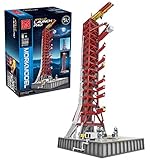 12che DIY Raketenwerfer Modellbausatz Kompatibel mit Lego Idea NASA Apollo Saturn V 21309