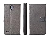 caseroxx Handy Hülle Tasche kompatibel mit Mobistel Cynus F8 Bookstyle-Case Wallet Case in schw