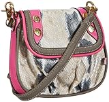 poodlebag® Schultertasche Funkyline Exotic Remix in versch. Design, Zebra Petrol oder Pink Snake Damen H