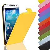 Eximmobile - Flip Case Handytasche für HTC One A9 in Gelb | Kunstledertasche HTC One A9 Handyhülle | Schutzhülle aus Kunstleder | Cover Tasche | Etui Hü