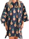Vibe Regenponcho fur Frauren Regenjacke, Pineapple, Einheitsgröß