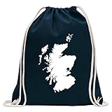 Kiwistar - Schottland - Edinburgh Turnbeutel Fun Rucksack Sport Beutel Gymsack Baumwolle mit Ziehg