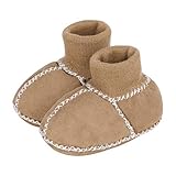 JIAHG Kinder Weiches Krabbelschuhe Socken-Schuhe Hausschuhe Rutschfeste Baby Schühchen Schuhe Hüttenschuhe Warm Boden Socken Thermosocken Kuschelsocken Lauflernschuhe, 8-15 Monate, 1
