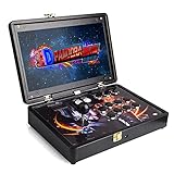 BBDI Konsole Spiel Arkade, 3D Pandora Box 36S Arcade-Spielkonsole, 10000 in 1 Spiele Box, 14 Zoll Tragbar Ganzmetall Fallspiel Konsole mit WiF
