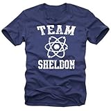 Team Sheldon - Big bang Theory ! T-Shirt Vintage Navy_Weiss Gr.XL