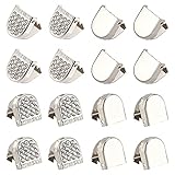 PandaHall 40Stk 2 Styles Schnürsenkel Tipps Crimpenden, Metall Aglets Schnürsenkelenden Messingband Crimpenden Verschlüsse Verschlüsse Für Schnürsenkel Leder Wildlederhose S