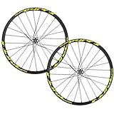 Motorraddekoration Fahrrad-Rad-Aufkleber/Abziehbilder für MTB 26 27.5 29 Zoll Mountainbike-Radsatz (Color : 26er Orange)