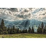 Vinyl Fotografie Hintergrund Requisiten Beleuchtung Landschaft Fotografie Hintergrund Studio Foto Requisiten A12 5x3ft/1,5x1