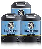 Bier PerfectDraft 3 x 6-Liter Fässer Bier. Zapfanlage für Zuhause. Inklusive 15euros Pfand. (Löwenbräu Original)