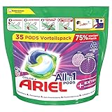 Ariel Waschmittel Pods All-in-1, Color Waschmittel, 70 Waschladungen (2 x 35) Farbschutz + EXTRA Faserpfleg