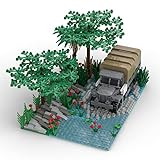Tewerfitisme Custom WW2 Szenen Waffen Zubehör Set für SWAT Team Polizei Militär Soldaten Bausteinspielzeug,619 Teile Militär Waffen Set Kompatibel mit Lego Minifig