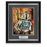 Boba Fett signiertes Star Wars-Poster: Kopfgeldjäger. Im Deluxe-R