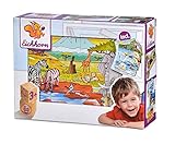 Eichhorn 100005480 - Bilderwürfel, 6 Motive mit 12 Bausteinen, 13-tlg. 16x12cm, FSC 100% Zertifiziertes Birk