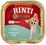 Rinti Gold mini Hirsch & Rind, 16er Pack (16 x 100 g)