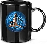 N\A Ghost In A Shell Anime Manga Sci Fi Film Klassische Kaffeetasse für Frauen und Männer Teetassen Tasse mit Griff, Kaffee Reiseb