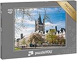 puzzleYOU: Puzzle 48 Teile „Große St. Martinskirche in Köln“