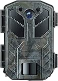 Wildkamera Verbesserte Version Fotofalle 30MP 4K mit Infrarot Nachtsicht bis zu 65ft/20m IP66 Spray Wasserdicht für Outdoor Natur, Garten, Home Security S