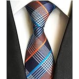 MU Freizeit-Männer Krawatte Männer Tie Mode-Männer 8Cmties Gestreifte Lattice Krawatten Jacquard Mann Brautkleid Hemd Accessoires Anzug Zubehör,Y89