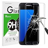 Rusee Galaxy S7 Edge Panzerglas Schutzfolie, 9H Härtegrad 3D HD Ultra Klar Anti-Kratzer Panzerglasfolie Hartglas Gehärtetem Glas Displayschutzfolie Displayschutz für Samsung Galaxy S7 Edg