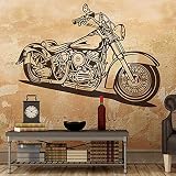 Cool Harley Motorrad Schwere Lokomotive Speed ​​Racing Motorrad Garage Vinyl Wandaufkleber Aufkleber Junge Schlafzimmer Wohnzimmer Race Club Wohnkultur Wandb