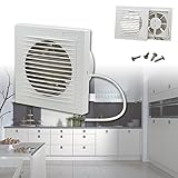 VINGO® Lüfter Abluft Ventilator Ø 100 mm in weiß Badlüfter Küche Einbaulüfter 220v CE Zertifikation Deckenlü