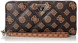 GUESS Damen Cessily Large Zip Around Wallet, Mokka Multi, One S