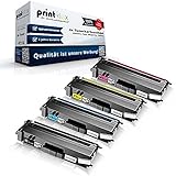 4X Print-Klex Tonerkartuschen kompatibel für Brother HL-4570CDWT MFC-9460CDN MFC-9465CDN MFC-9560CDW MFC-9970CDW TN325BK TN325C TN325M TN325Y Black Cyan Magenta Yellow Sparset XXL