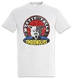 Urban Backwoods Mystic Falls Timberwolves Herren T-Shirt Grau Größe L