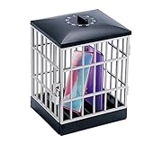 Esenlong Handy-Gefängnisbox, Handy-Halterung, Gefängnisbox mit 60 Minuten Timer für Zuhause, Schule, Party