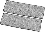 Sichler Haushaltsgeräte Zubehör zu Bodenwischersets: 2er-Set Mikrofaser-Wischpads für Boden-Wischer WM-04 (Wischmop-Set)