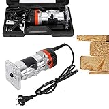 800W Oberfräse Electric Hand Trimmer Kantenfräse Fräse Holzfräse,6,35mm(1/4')
