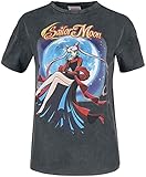 Sailor Moon Black Lady Frauen T-Shirt schwarz XL 100% Baumwolle Anime, Fan-Merch, Filme, TV-S