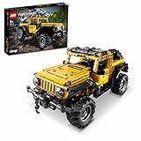 LEGO 42122 Technic Jeep Wrangler, 4x4-Spielzeugauto, Modellbausatz, Offroad-Geländewagen, Geschenkideen für Männer und Frauen, Kreatives Spielzeug