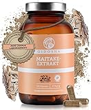 QIDOSHA® Maitake Extrakt Kapseln hochdosiert, 120 Stk, 1000 mg Maitake Dual-Extrakt je Tagesportion, aus Premium Maitake Pilz, vegan, laborgeprü