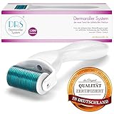 DRS Body Dermaroller mit 1200 Nadeln, wechselbarer Aufsatz - das Original, Nadeln aus Edelstahl, Gebrauchsanweisung auf Deutsch und Englisch, Nadellänge:1.00