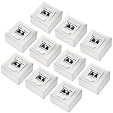 deleyCON 10x CAT 6a Universal Netzwerkdose - 2x RJ45 Port - Geschirmt - Aufputz oder Unterputz - 10 Gigabit Ethernet Netzwerk - EIA/TIA 568A&B - Weiß