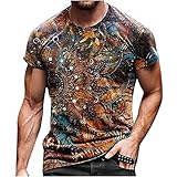 Herrenmode Retro lässig Bedruckte Kurzarm t-Shirt Bluse 2467instrick Schere, Stein, Paar Bier Trink Saufen 00130 tarn streetstyle Western Normale Passform mt Highway Map