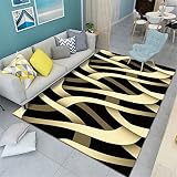 Kunsen Teppich kurzflor Schlafzimmer Wohnzimmer Sofamöbel Volle Bodenmatte Balkon deko Yellow deko Zimmer Teenager Teppich Jungen sitzecke küche 160X230CM