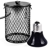 ZYCH Warm 100W Reptilien Wärmelampe, Tiere Wärmestrahler Terrarium Reptilien Heizlampe für Eidechse/Bartagame/Hühner/Schlange/Schildkröten Gegenwärtig