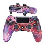 Jnsio Controller für PS4, Wireless Controller für Pro/Slim, mit Dual-Vibration Rechargable Remote sechsachsigem Wireless Gamepad Dual Vibration Gaming C