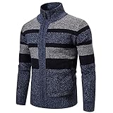 AGOUWUCHE Kapuzenjacke Herren Winter Top mit Reißverschluss Pulli Sweatshirt Jacke Klassisch Hoodie Sweatjacke Kapuzenpulli Langarm Sport Style Casual Fitness Training Basic Sty