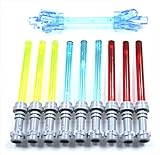 LEGO STAR WARS - 9 Laserschwerter Lichtschwert 3x blau/ 3x grün/ 3x rot + Zepter hellb