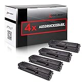 4X Logic-Seek Toner kompatibel für MLT-D111S Multipack für Samsung Xpress M2026 M2070 M2070FW M2070W