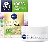 NIVEA Natural Balance Straffende Tagespflege (50 ml), Feuchtigkeitscreme mit Bio Klettenwurzel Extrakt, Anti-Age Tagescreme mildert Falten und Linien sichtb