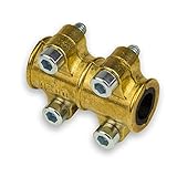Stabilo-Sanitaer Reparaturschelle 15 mm Dichtschelle Dichtungsschelle Messing Dichtungsband Reparatur Kupferrohr Heizungsrohr rep
